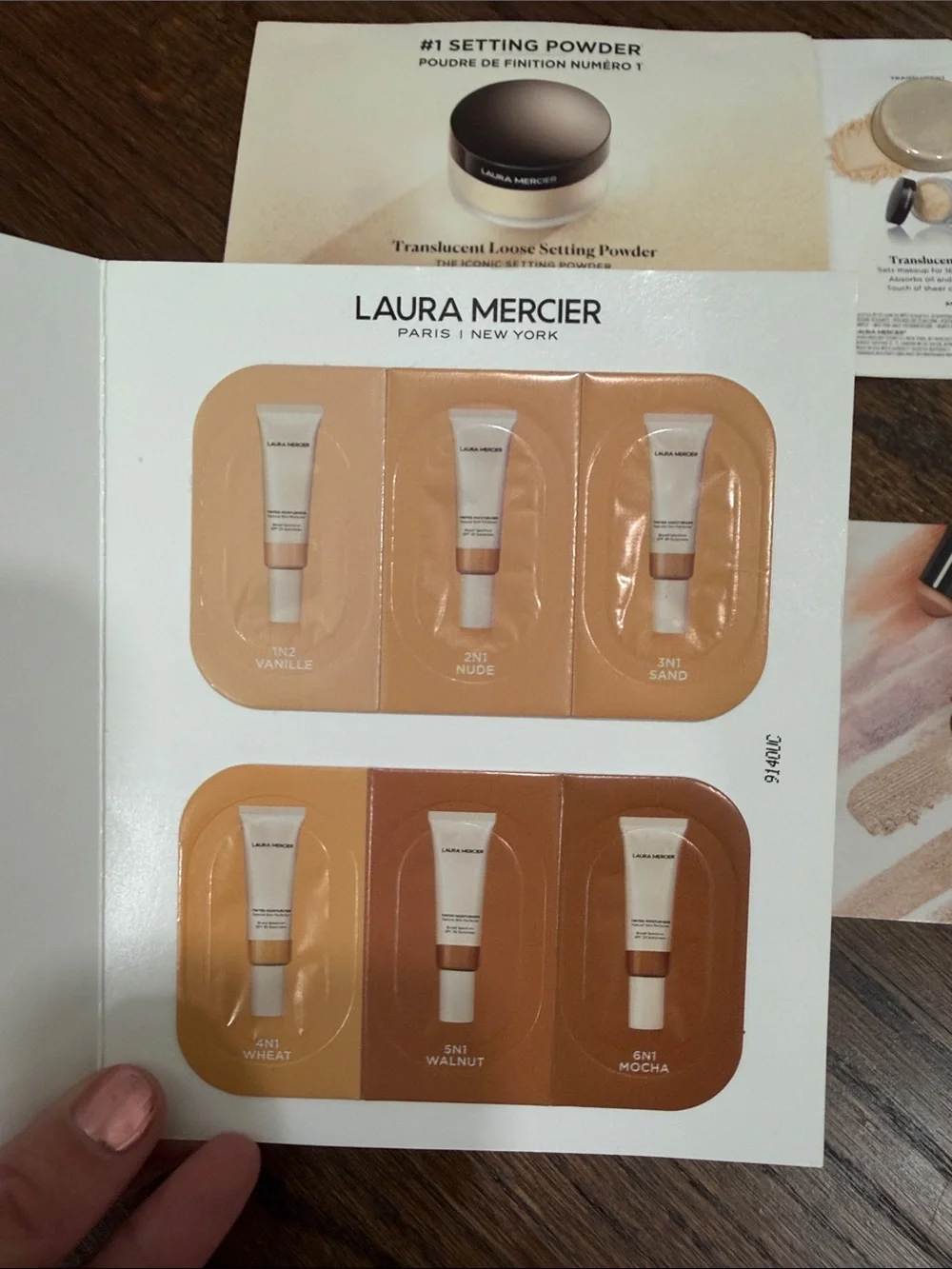 Laura Mercier Secret Camoflage/ Brighten and Correct Duo and makeup samples